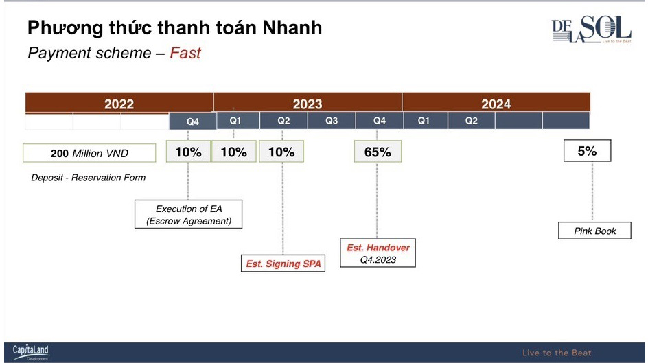 THANH TOÁN DE LA SOL QUẬN 4 - PT NHANH